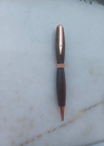 Doğal ahşap el yapımı tükenmez kalem
