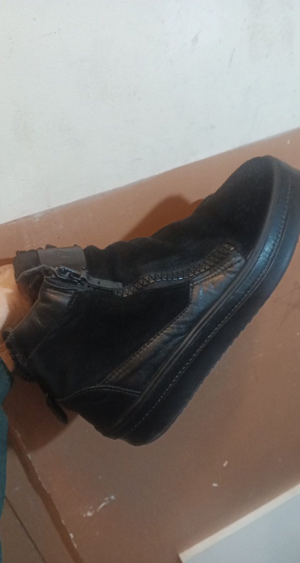 Siyah Süet erkek bot - Görsel 2