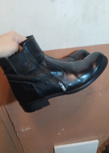 Siyah Deri bot - Görsel 2