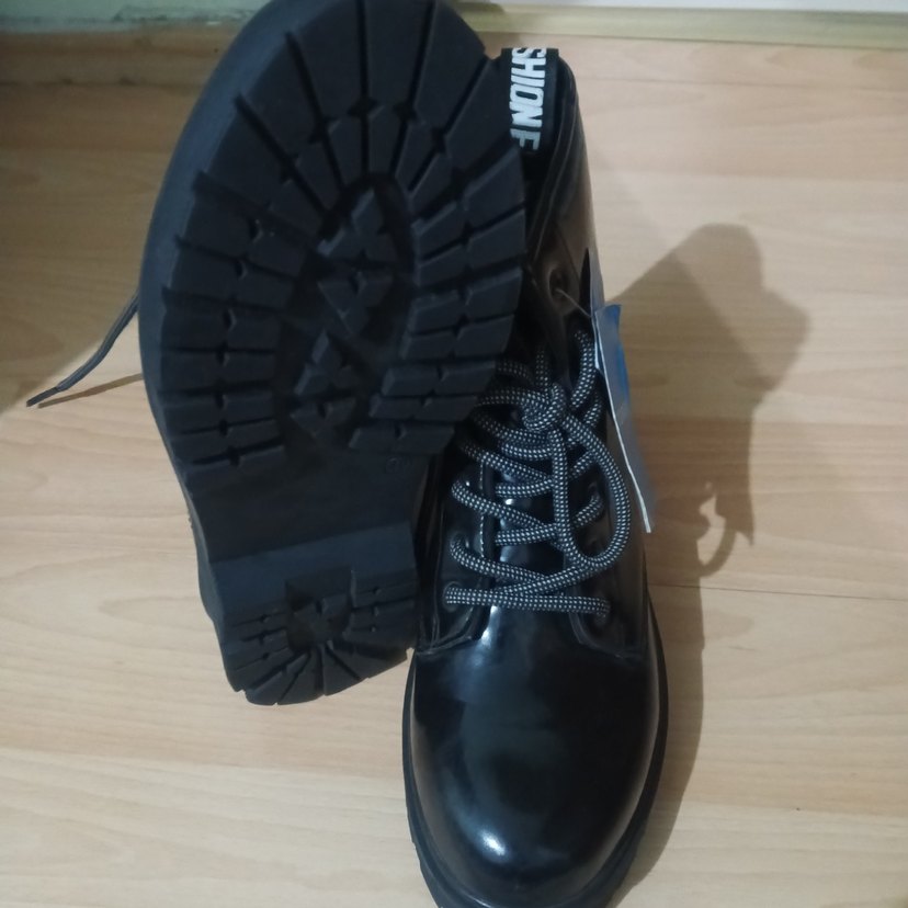 Siyah Bağcıklı Gotik Stiletto Topuklu Kadın Bot - Görsel 2