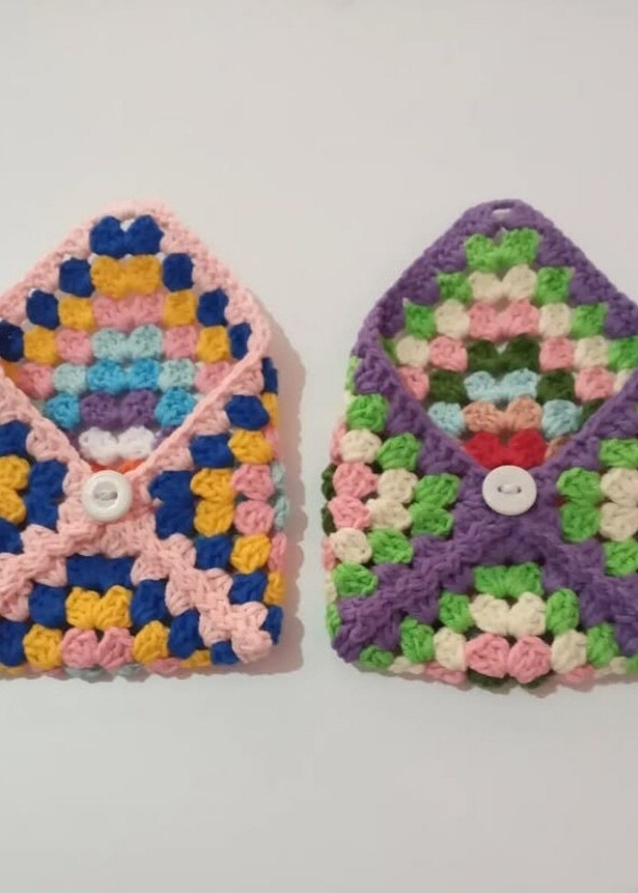 Örgü cüzdan - Görsel 2