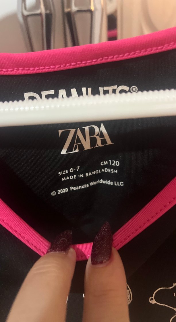 Kız Çocuk Pembe Snoopy Baskılı Spor Atlet - Görsel 3