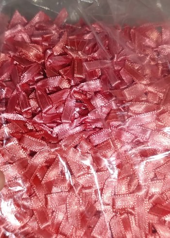 Pembe Nakışlı Kurdele - Görsel 2