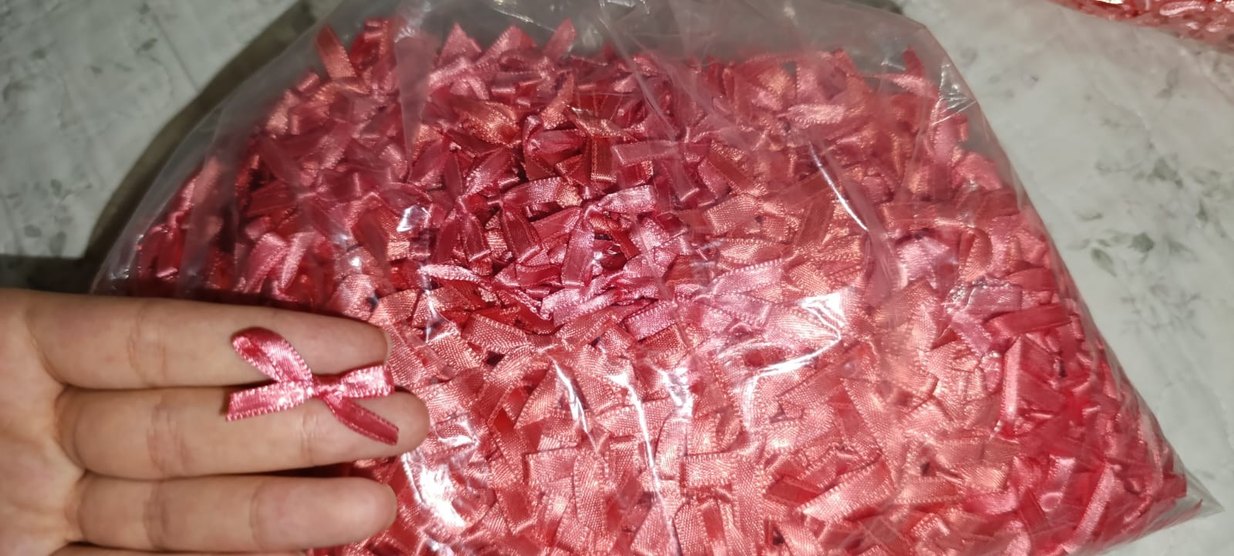 Pembe Nakışlı Kurdele - Görsel 2