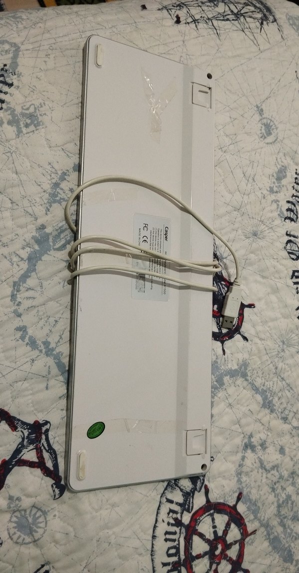 Beyaz Casper Kablolu Klavye - Görsel 2