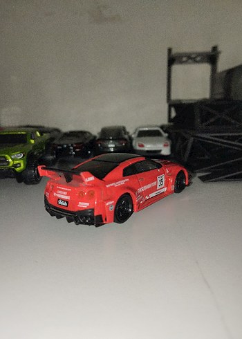 Koyu Kırmızı Yarış Oyuncak Araba - Görsel 3