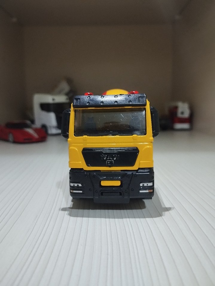 Renkli Sarı Mikser Oyuncak Kamyon - Görsel 4