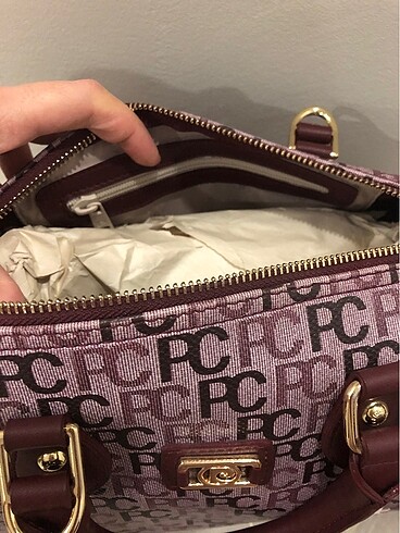 Beden bordo Renk Pierre Cardin çanta