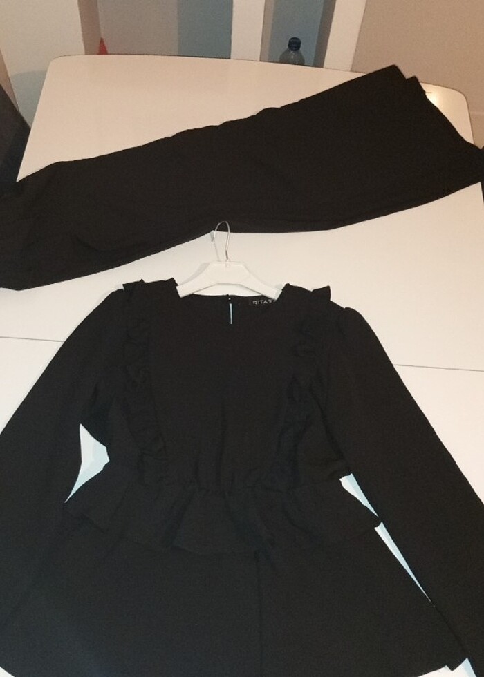 Saten alt üst etek takım  - Görsel 2