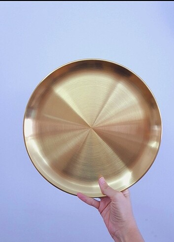 23cm tabağı gold 