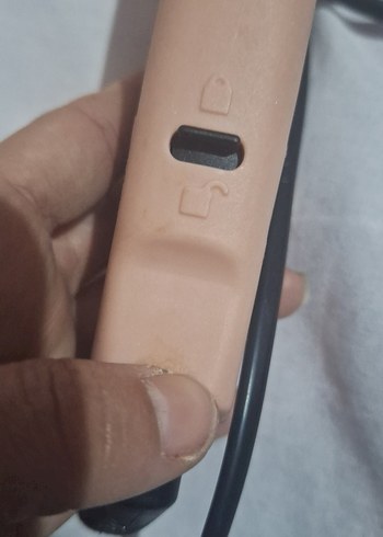 Bej Pastel Falir Saç Düzleştirici - Görsel 2