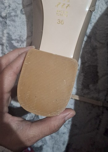 Bej Kadın Dolgu Topuklu Babet - Görsel 3