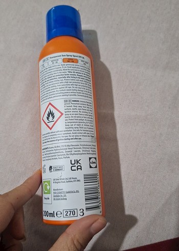 Cien Sun Spor Güneş Koruyucu Sprey SPF 30 - Görsel 2