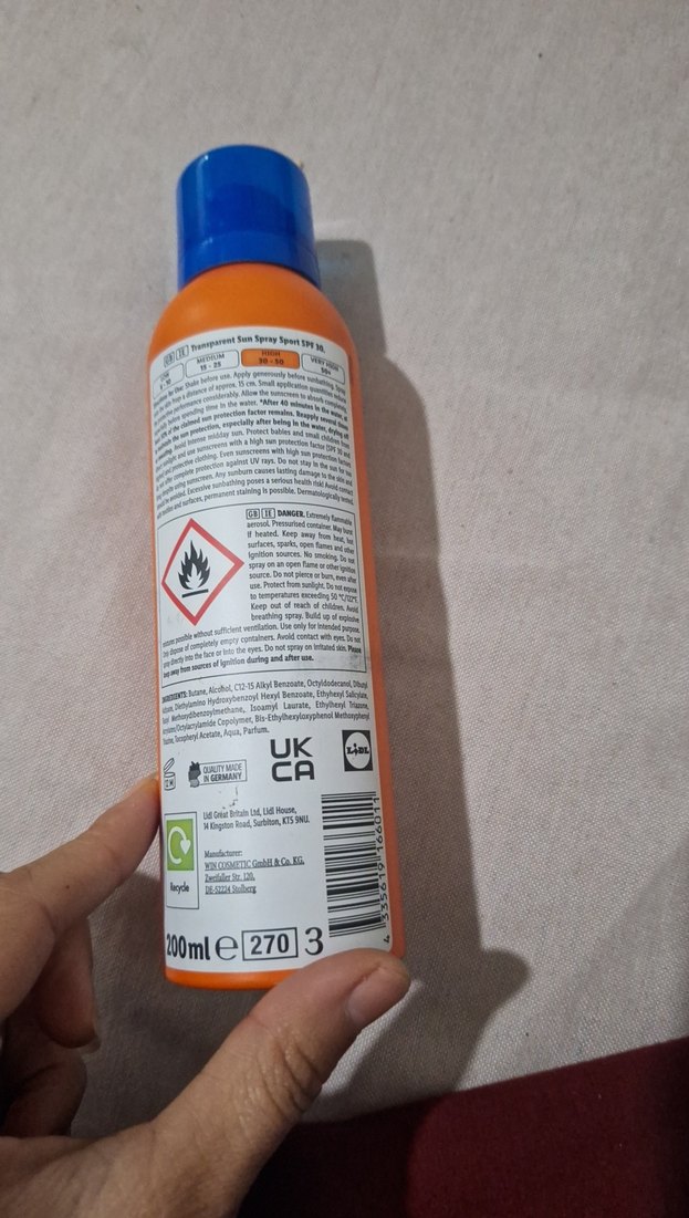 Cien Sun Spor Güneş Koruyucu Sprey SPF 30 - Görsel 2