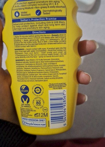 Soltan SPF 30 Koruyucu ve Nemlendirici Güneş Spreyi 200 ml - Görsel 2