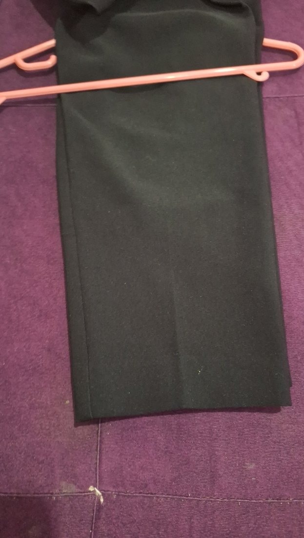 Kadın Siyah Midi Kumaş Pantolon - Görsel 4