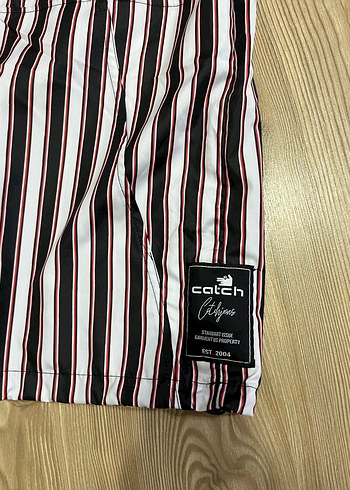 Çizgili Kapüşonlu Erkek Yağmurluk - Görsel 3