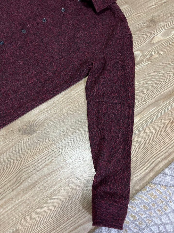 Bordo Erkek Gömlek - Görsel 2