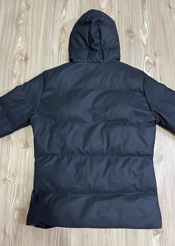 Siyah Deri Erkek Mont - Görsel 9