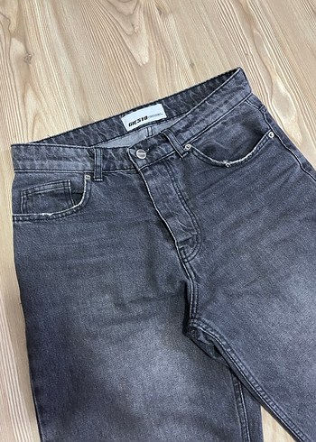 Gri Baggy Pantolon - Görsel 2