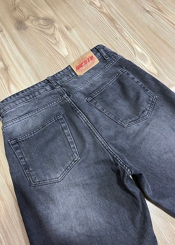 Gri Baggy Pantolon - Görsel 5