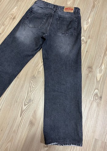 Gri Baggy Pantolon - Görsel 4