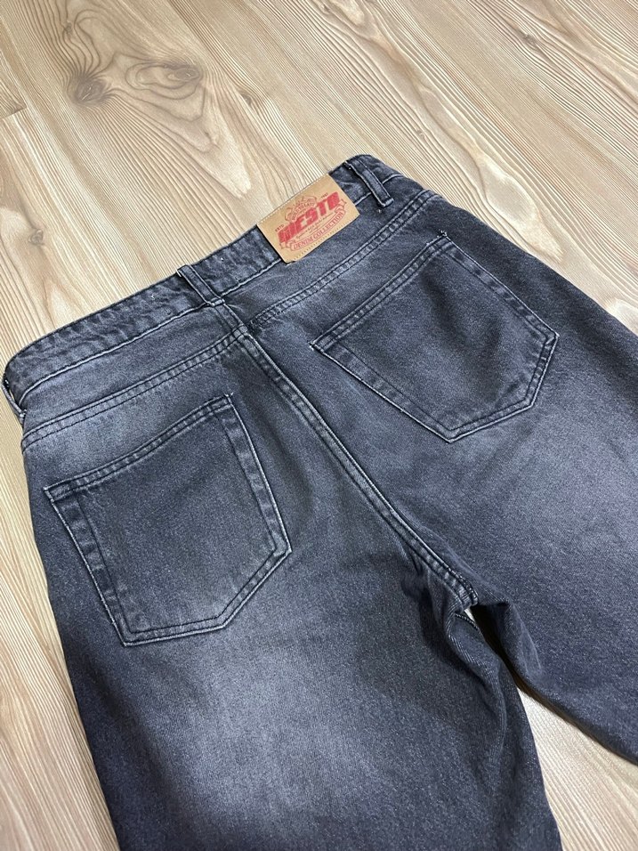 Gri Baggy Pantolon - Görsel 5