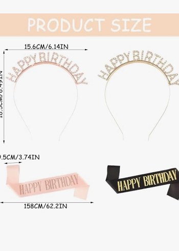 İkili doğum günü seti - Görsel 2