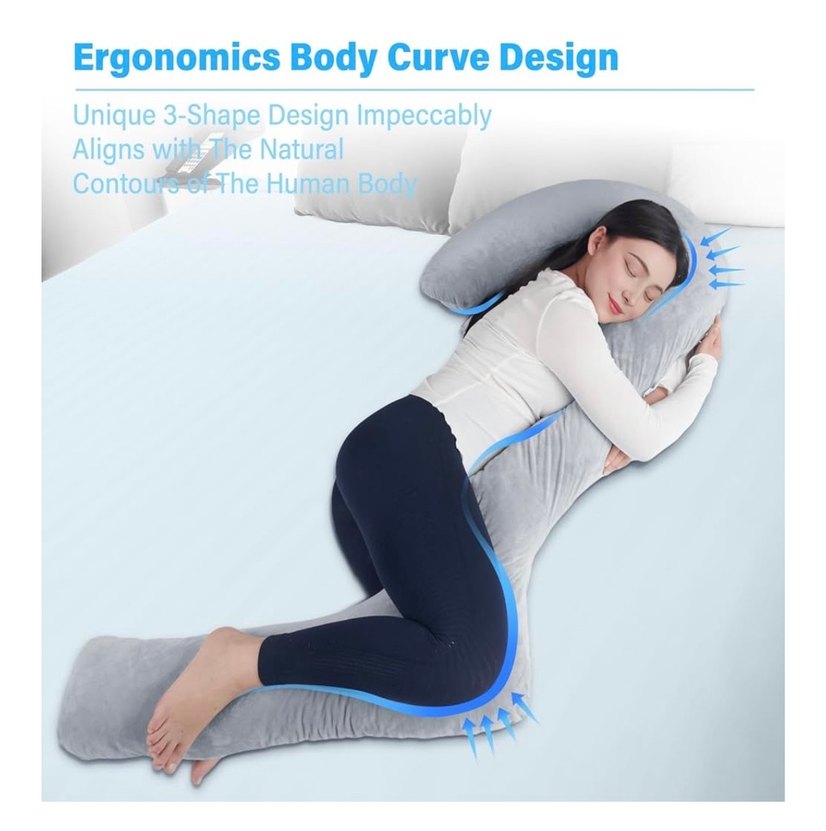 Yan yatanlar için yastık 170cm - Görsel 4