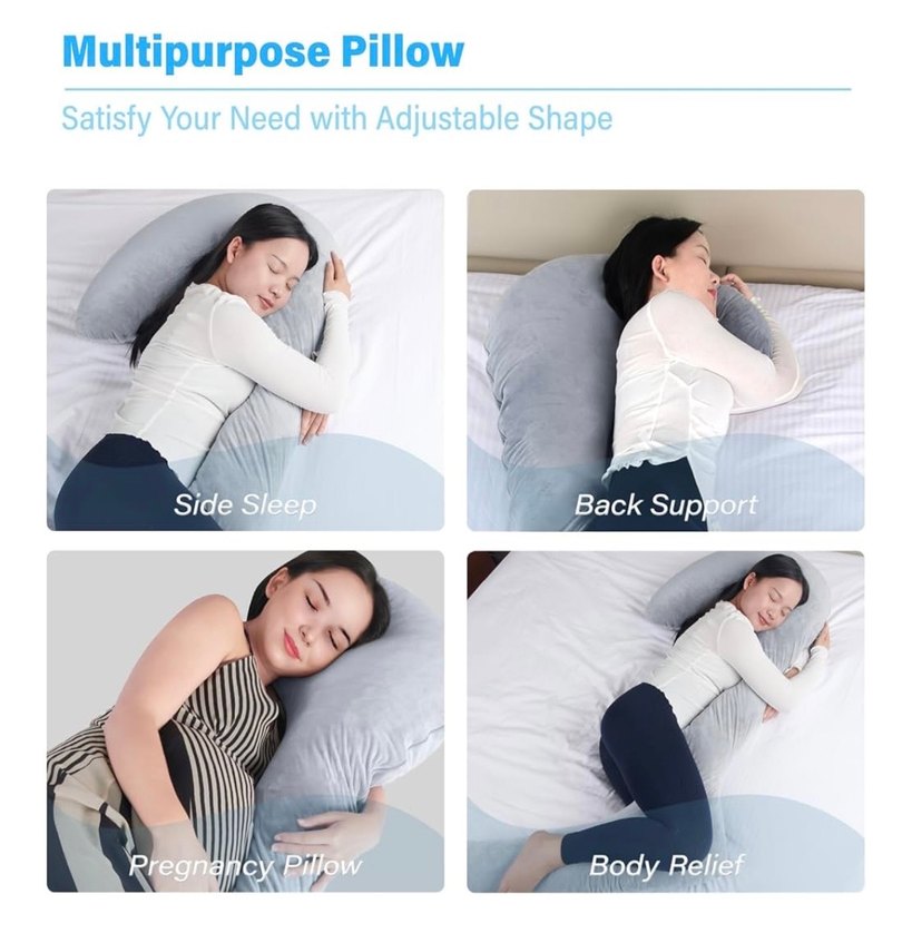 Yan yatanlar için yastık 170cm - Görsel 5