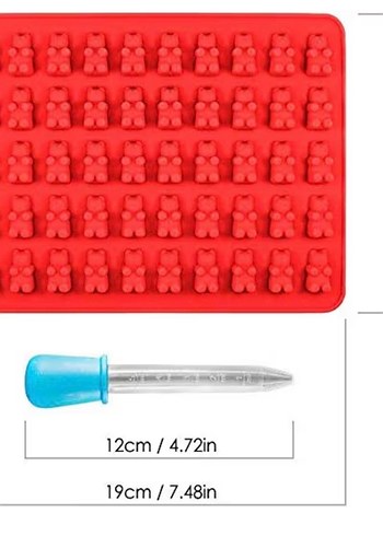 4'lü paket şekerleme silikon kalıpları ve buz küpleri - Görsel 2