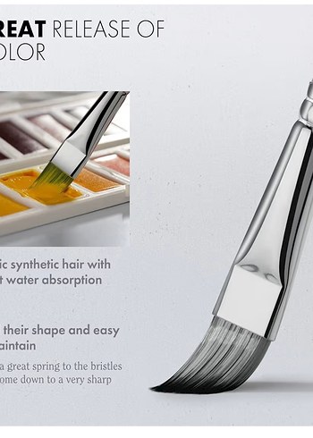 15 Parça Boya Fırçası Seti - Görsel 4