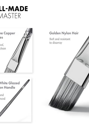 15 Parça Boya Fırçası Seti - Görsel 3