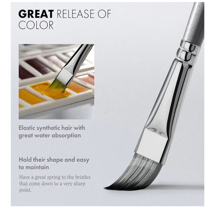 15 Parça Boya Fırçası Seti - Görsel 4