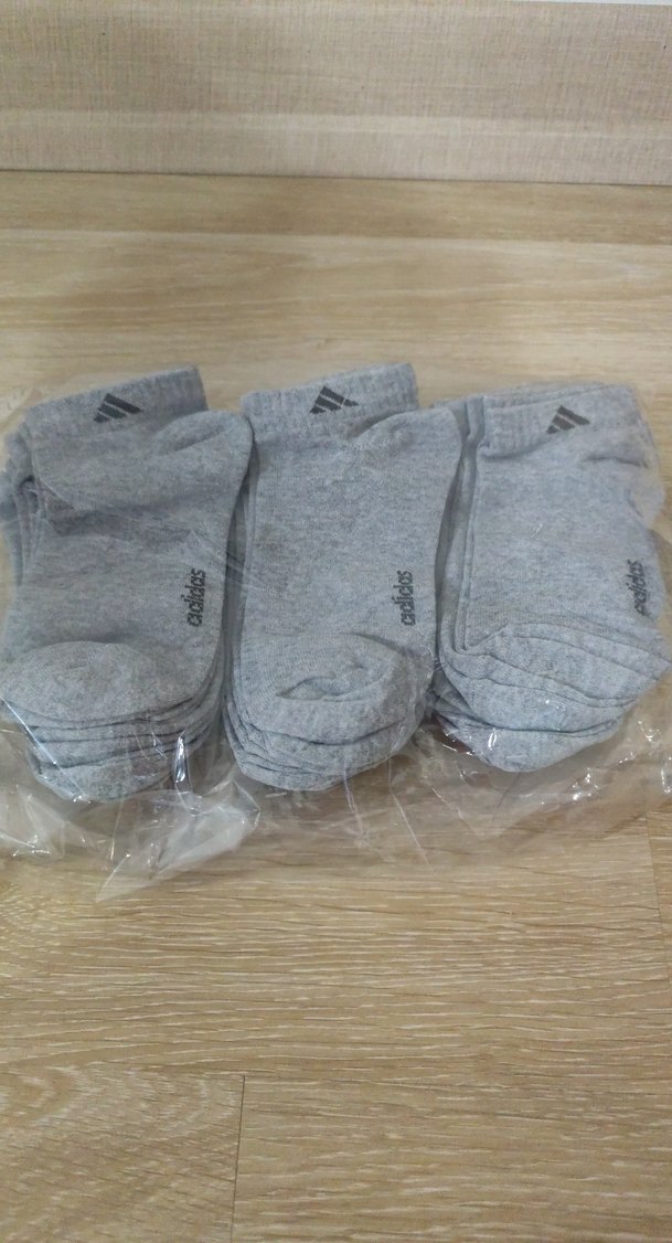 Gri Adidas Erkek Midi Çorap Seti - Görsel 2