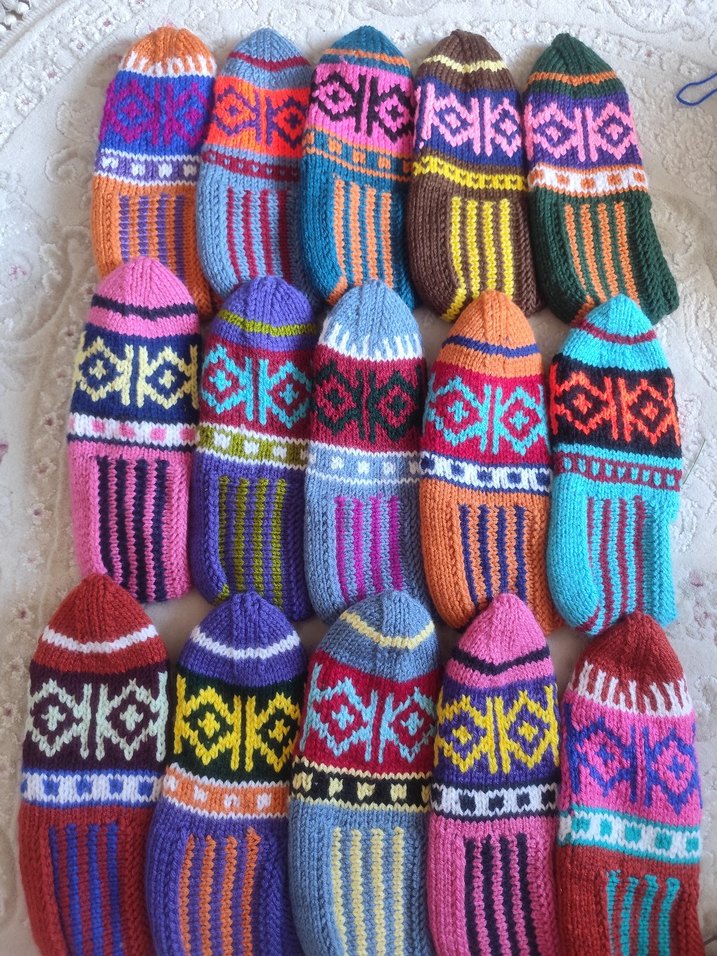 el örgüsü çeyizlik patik - Görsel 2