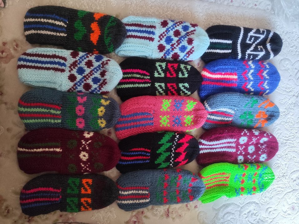 el örgüsü çeyizlik patik - Görsel 3