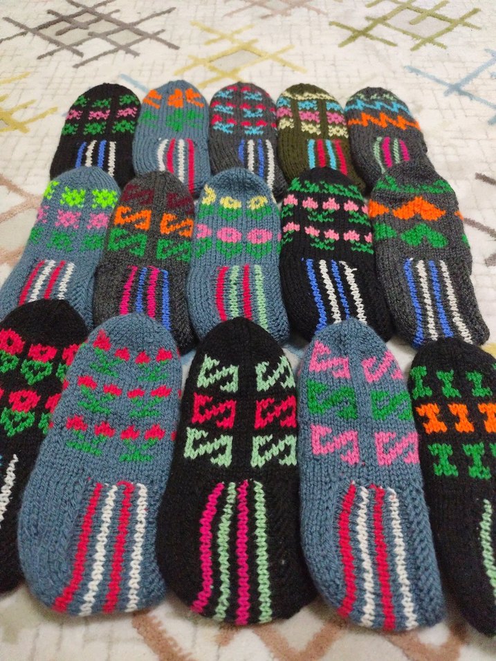 el örgüsü çeyizlik patik - Görsel 2