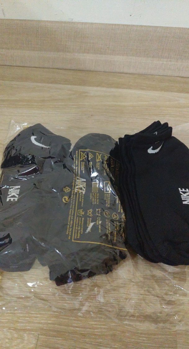 Nike Siyah Baskılı Midi Erkek Çorap - Görsel 2