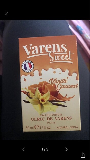 Varens orijinal karamelli-vanilyalı parfüm