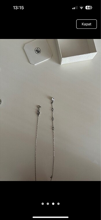 Beden mavi Renk swarovski kolye