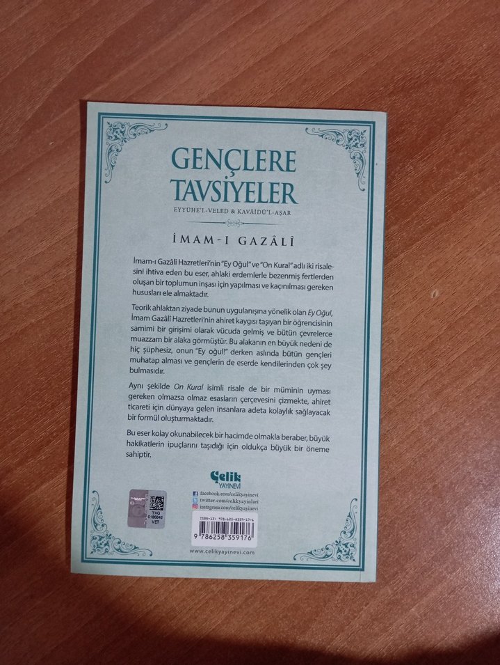 Gençlere Tavsiyeler - İmam-ı Gazali - Görsel 2