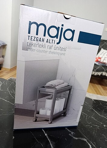 Beden Tezgah Altı Tekerlekli Raf Ünitesi