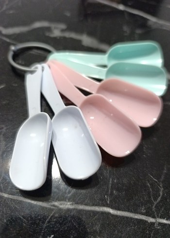 Pastel Renkli Plastik Ölçü Kaşıkları Seti - Görsel 3