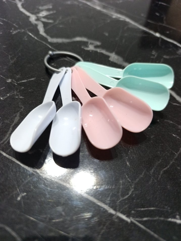 Pastel Renkli Plastik Ölçü Kaşıkları Seti - Görsel 2