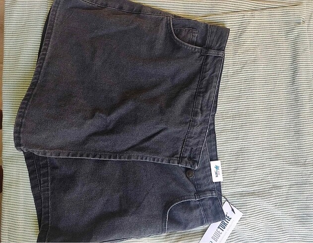 Denim Kot Şort Etek