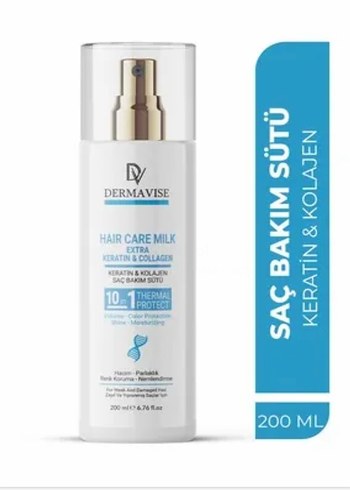 Dermavis Keratin & Kolajen Saç Bakım Sütü 200 ml - Görsel 2