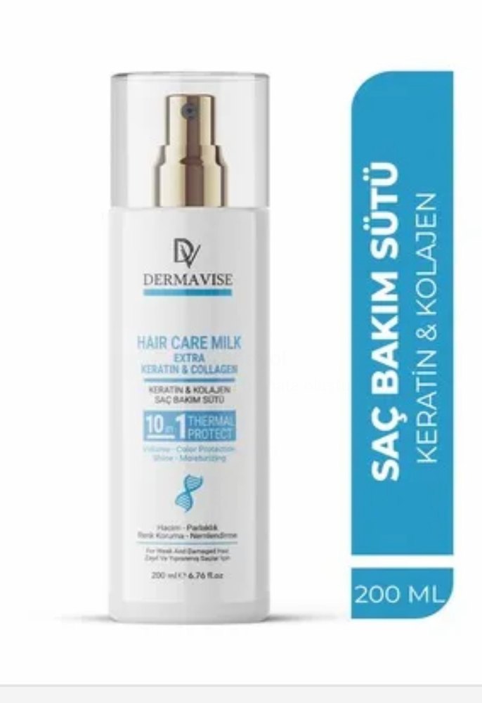 Dermavis Keratin & Kolajen Saç Bakım Sütü 200 ml - Görsel 2