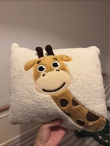 Peluş zürafa yastık/ kırlent