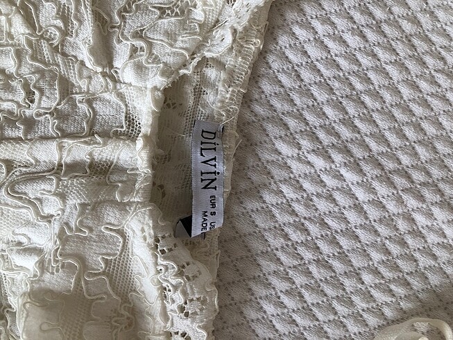 s Beden beyaz Renk dantelli crop
